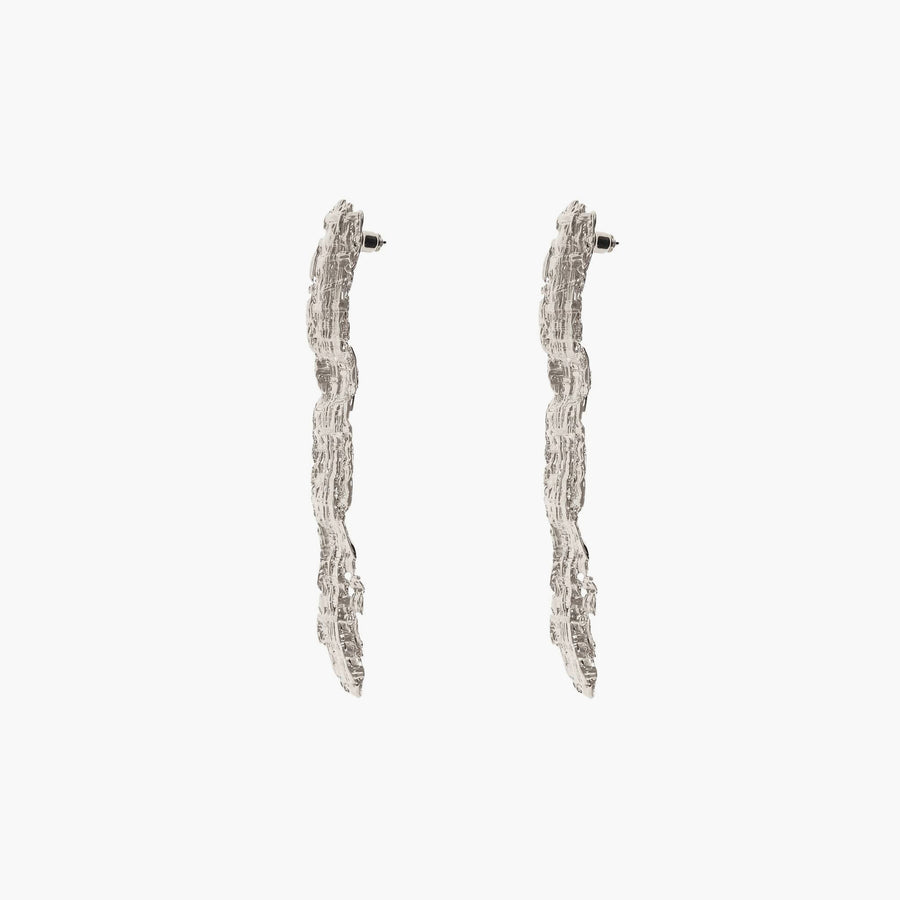 Barre Tweed large earrings