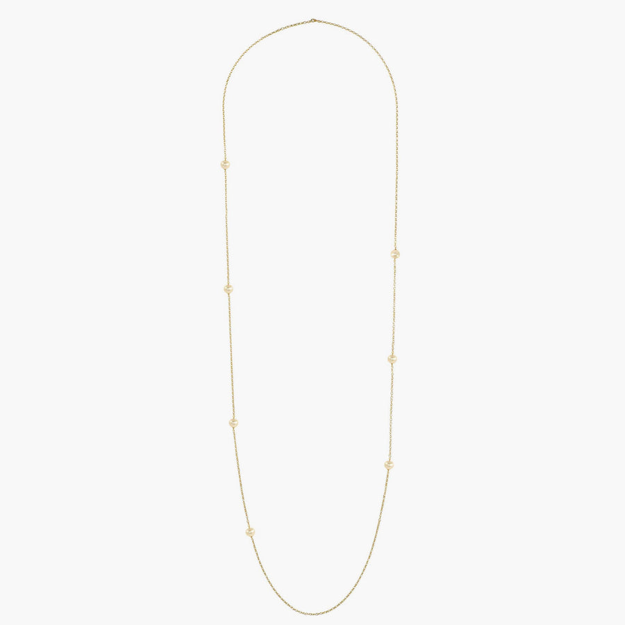 7 Pearls long necklace
